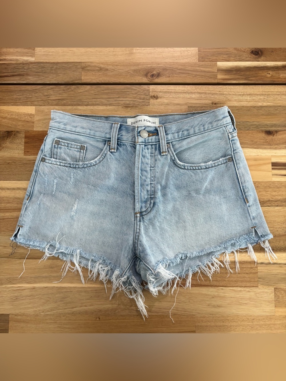 Aritzia High Rise Yoko Jean Shorts